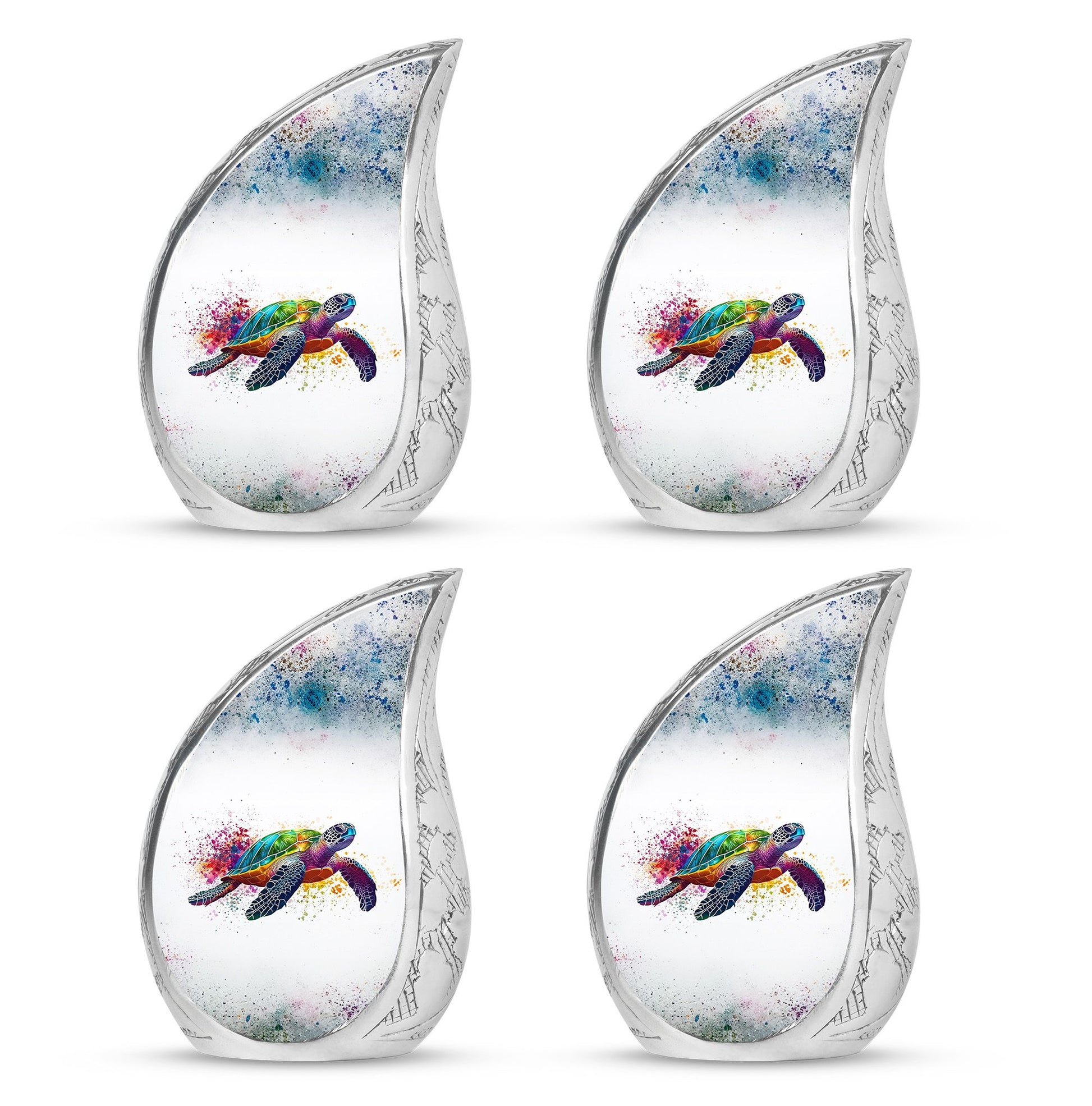 Tortoise Theme 3 Inch Keepsake Pack of 4