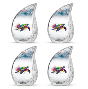 Tortoise Theme 3 Inch Keepsake Pack of 4