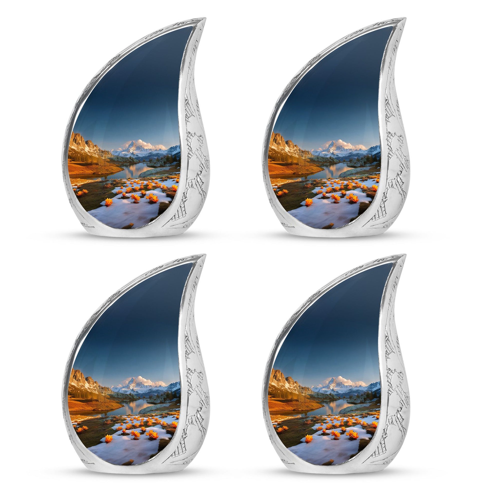 Nature Theme 3 Inch Keepsake Pack of 4