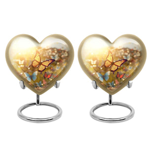 Butterflies Fly- Butterfly Urn Teardrop Cremation Urn For Ashes