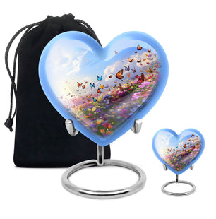 Magical Butterfly Fantasy- Butterfly Urn Teardrop Cremation Urn