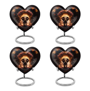 Heart Shape Elephant Urn Keepsake Urn Pack of 4
