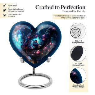 Heart Shape Owl Urn Keepsake 3 Inch