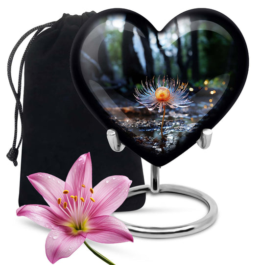 Heart Shape Lilly Urn Large 10 Inch