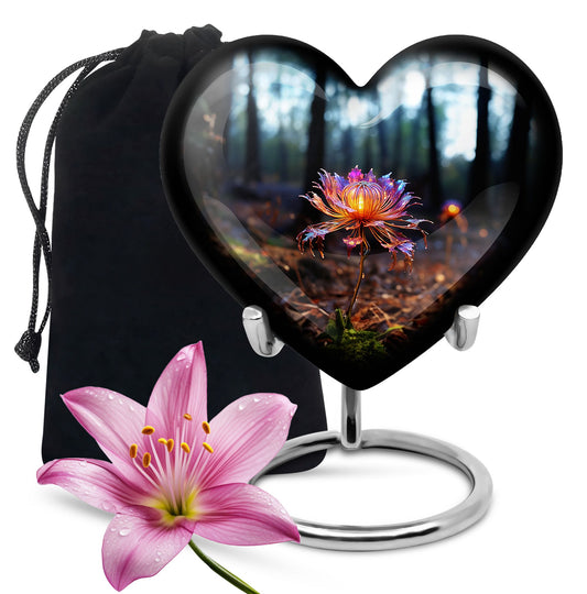 Heart Shape Lilly Urn Large 10 Inch