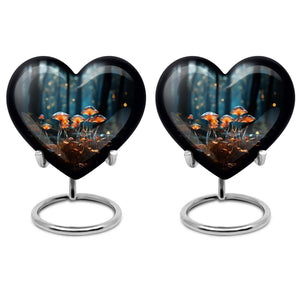 Heart Shape Lilly Urn Keepsake Urn Pack of 2