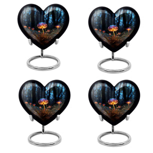 Heart Shape Lilly Urn Keepsake Urn Pack of 4