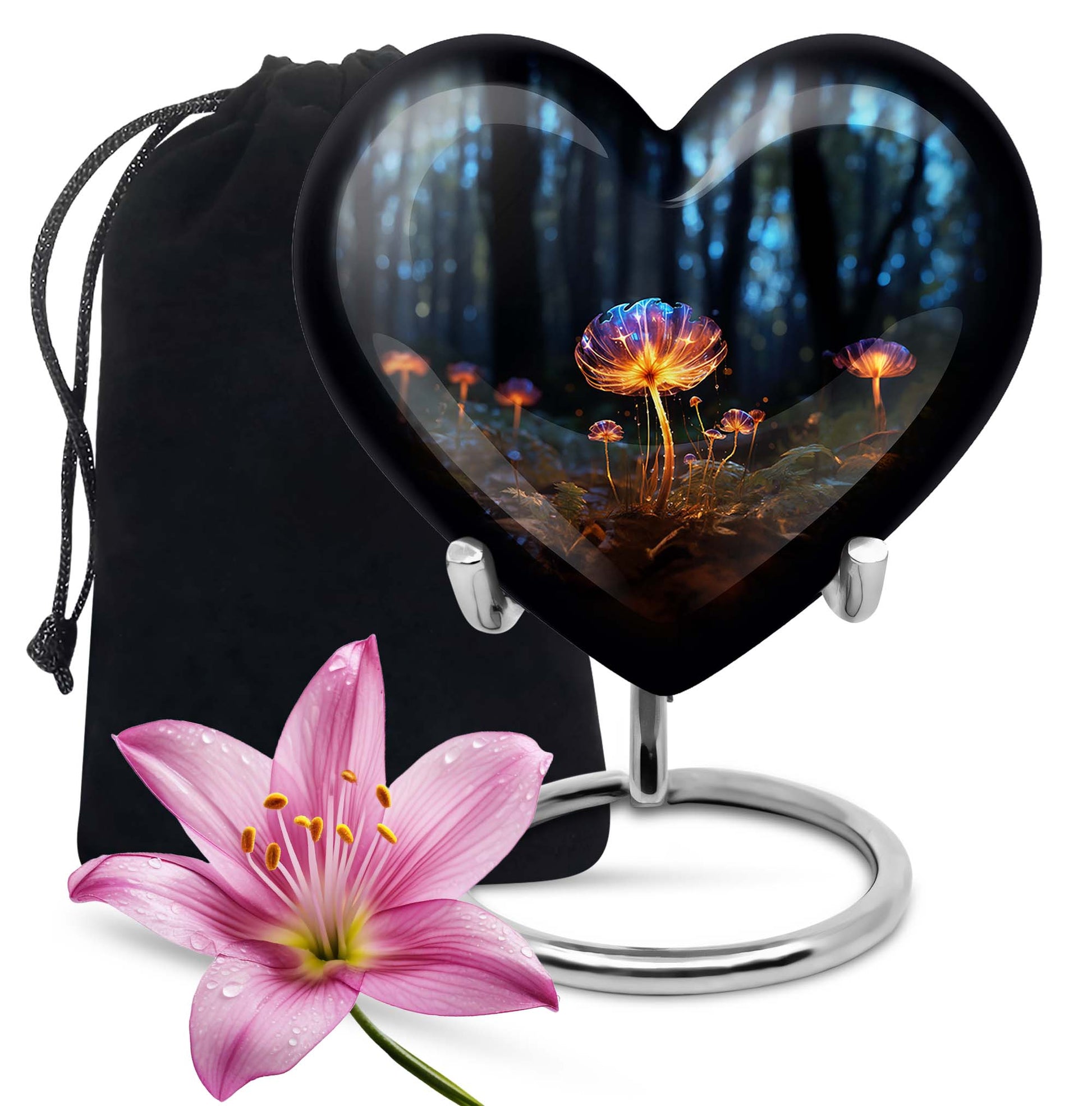 Heart Shape Lilly Urn Large 10 Inch