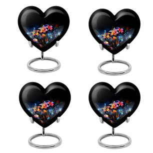 Heart Shape Lilly Urn Keepsake Urn Pack of 4