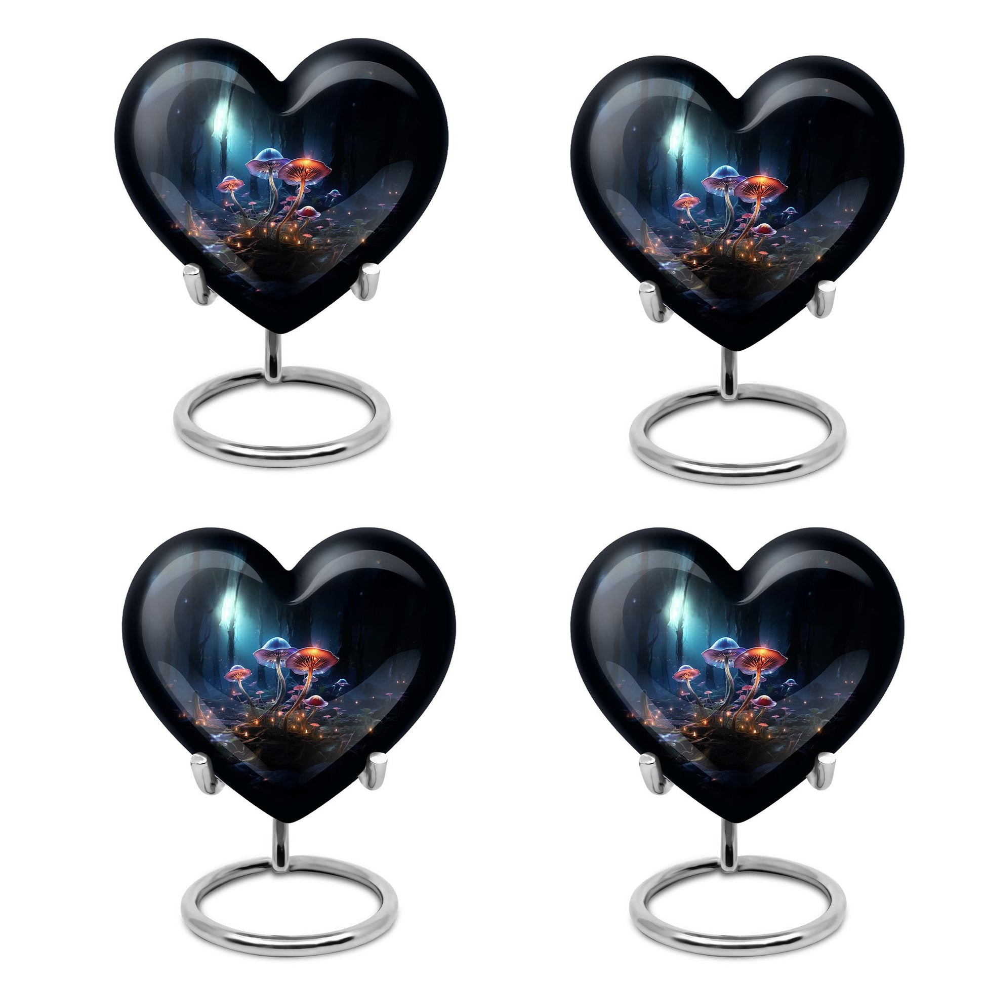 Heart Shape Lilly Urn Keepsake Urn Pack of 4