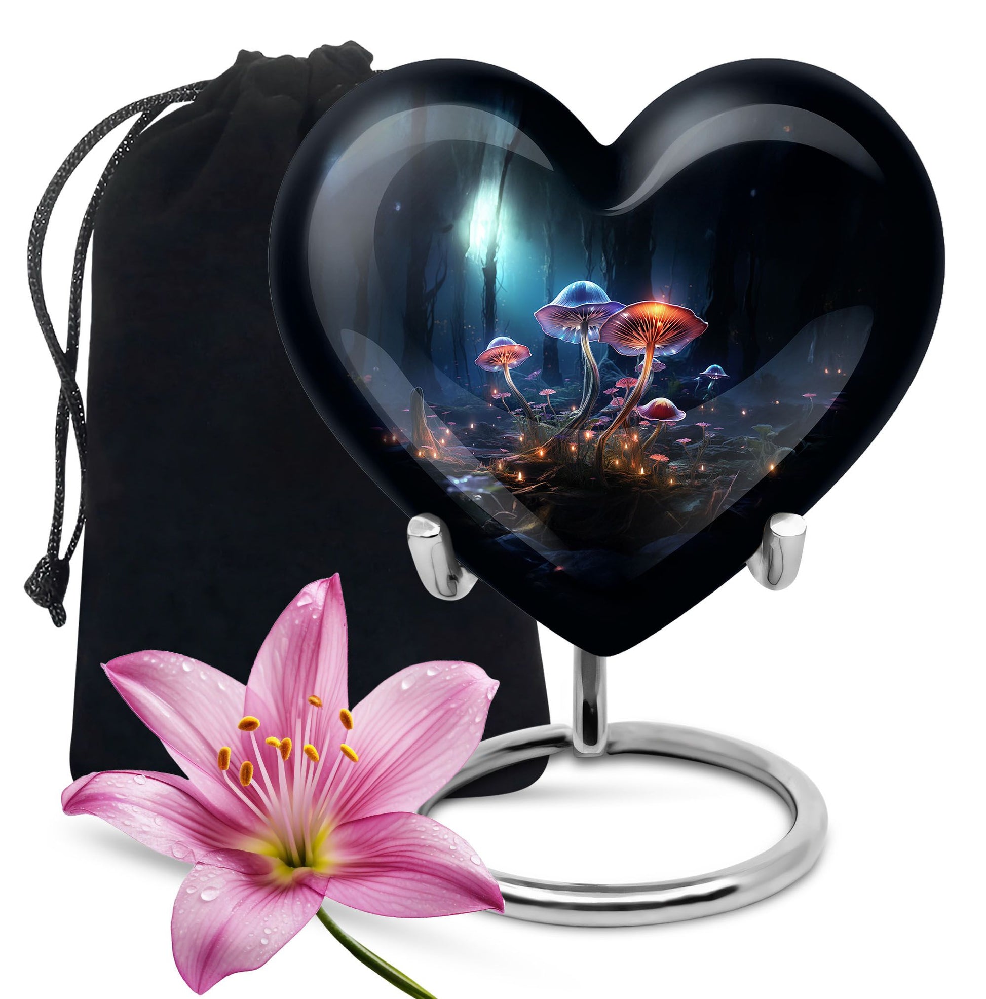 Heart Shape Lilly Urn Large 10 Inch