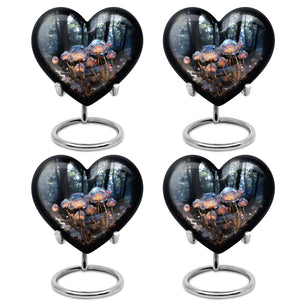 Heart Shape Lilly Urn Keepsake Urn Pack of 4