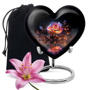 Heart Shape Rose Urn Large 10 Inch