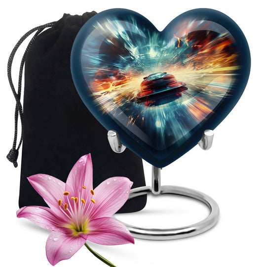 Heart Shape Car Urn Large 10 Inch