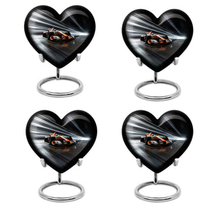 Heart Shape Car Urn Keepsake Urn Pack of 4