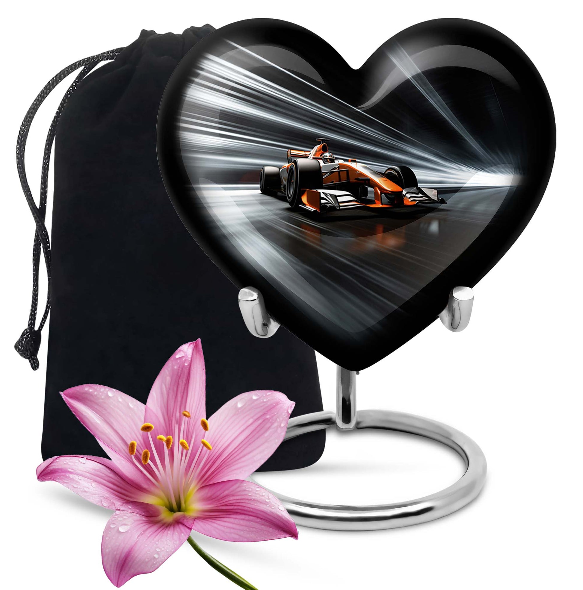 Heart Shape Car Urn Large 10 Inch