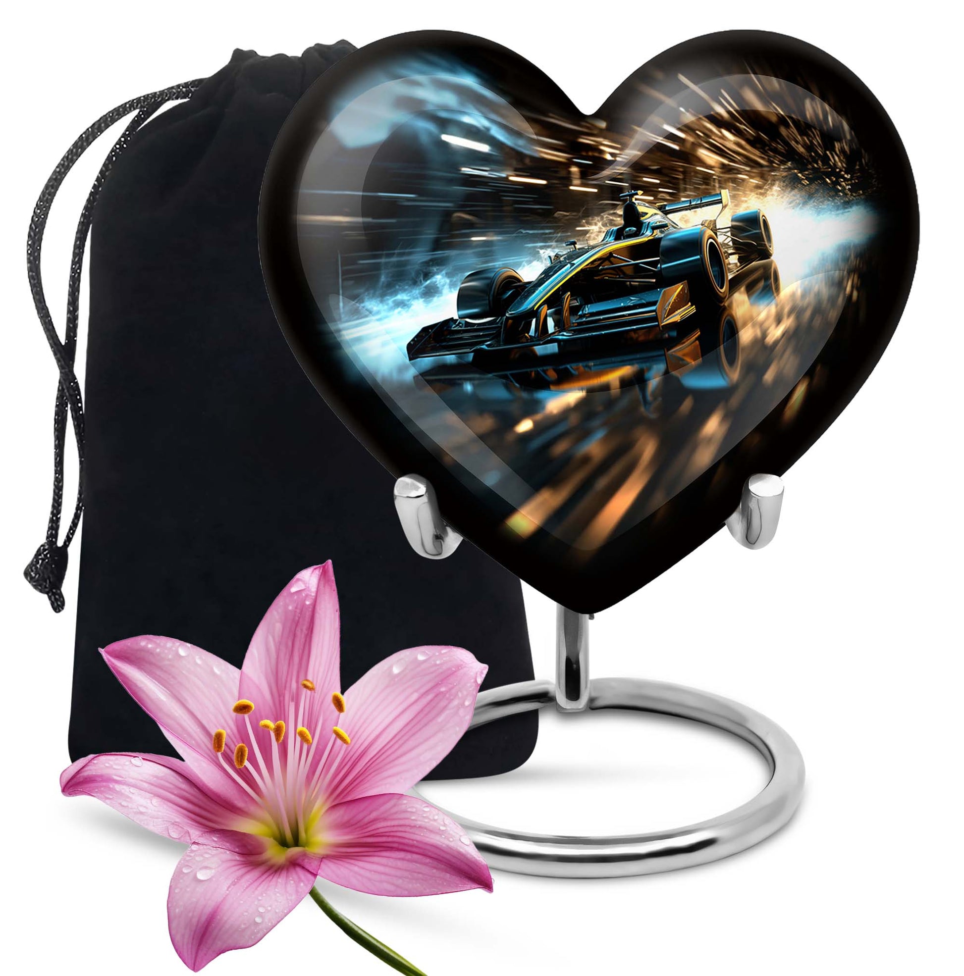Heart Shape Car Urn Large 10 Inch