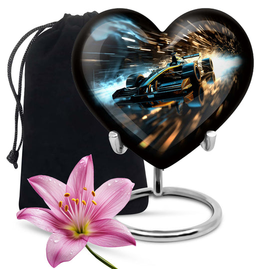 Heart Shape Car Urn Large 10 Inch