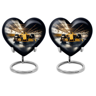 Heart Shape Car Urn Keepsake Urn Pack of 2