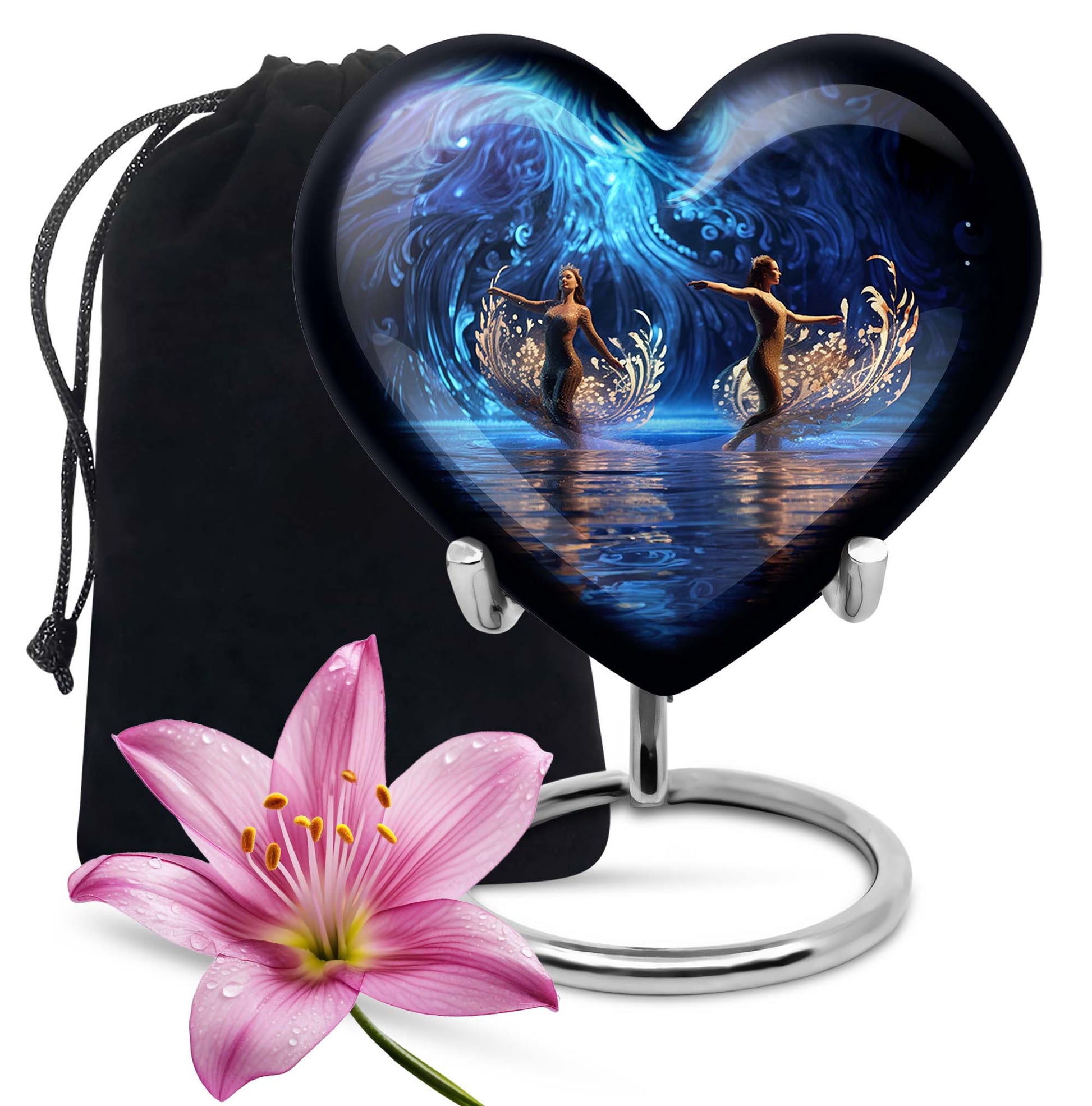 Heart Shape Sport Urn Large 10 Inch