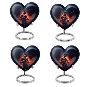 Heart Shape Boxing Urn Keepsake Urn Pack of 4