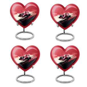 Heart Shape Car Urn Keepsake Urn Pack of 4
