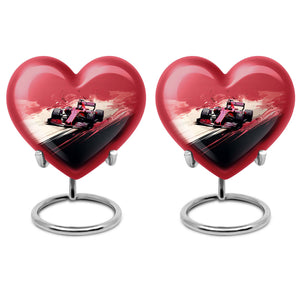 Heart Shape Car Urn Keepsake Urn Pack of 2