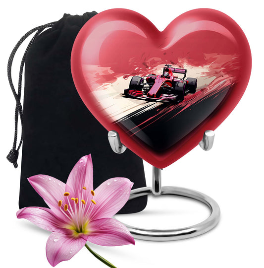 Heart Shape Car Urn Large 10 Inch