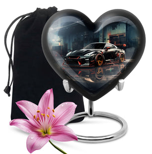 Heart Shape Car Urn Large 10 Inch