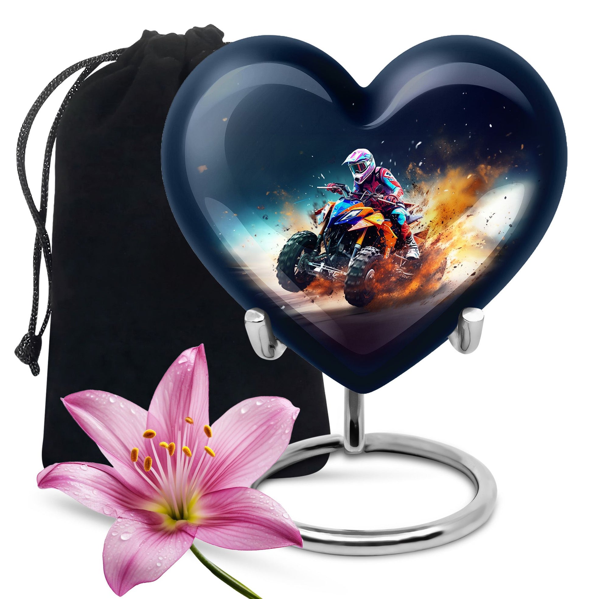Heart Shape Car Urn Large 10 Inch