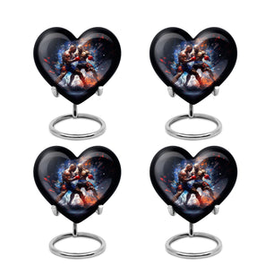 Heart Shape Boxing Urn Keepsake Urn Pack of 4