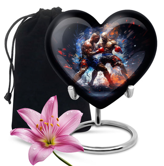 Heart Shape Boxing Urn Large 10 Inch