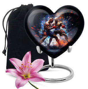 Heart Shape Boxing Urn Large 10 Inch
