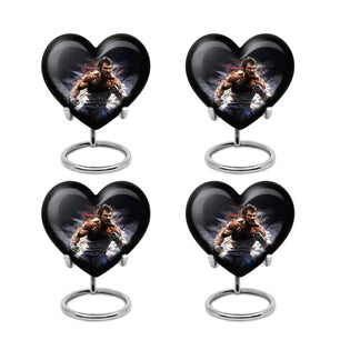 Heart Shape Boxing Urn Keepsake Urn Pack of 4