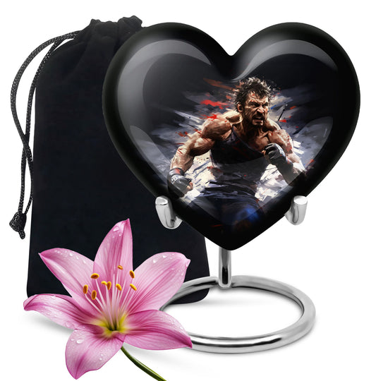 Heart Shape Boxing Urn Large 10 Inch