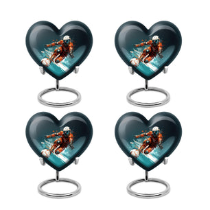 Heart Shape Bike Urn Keepsake Urn Pack of 4