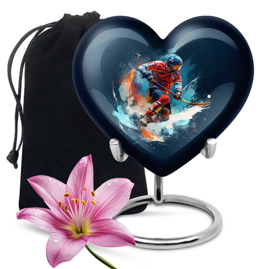 Heart Shape Sport Urn Large 10 Inch