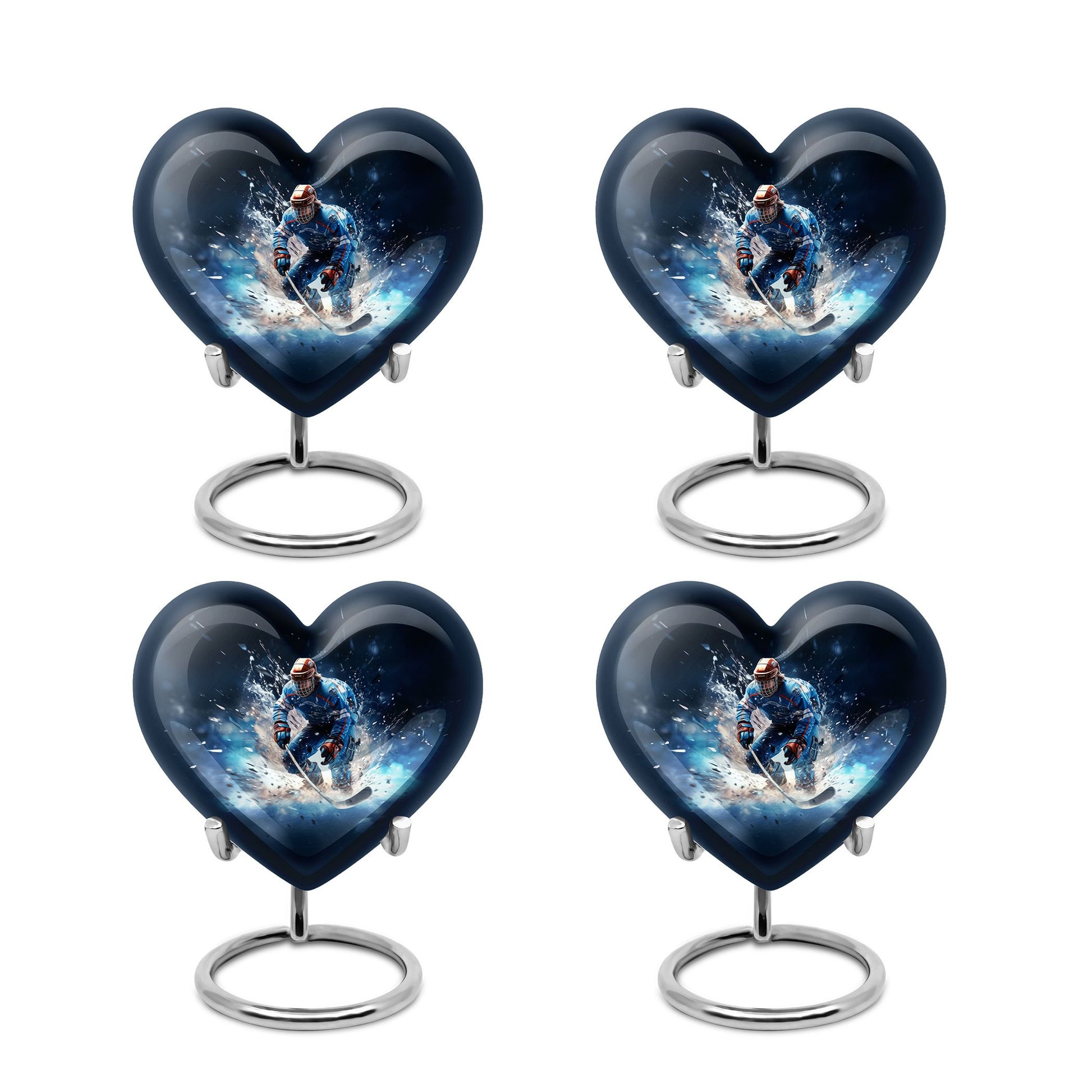 Heart Shaped  Keepsake Set of 4