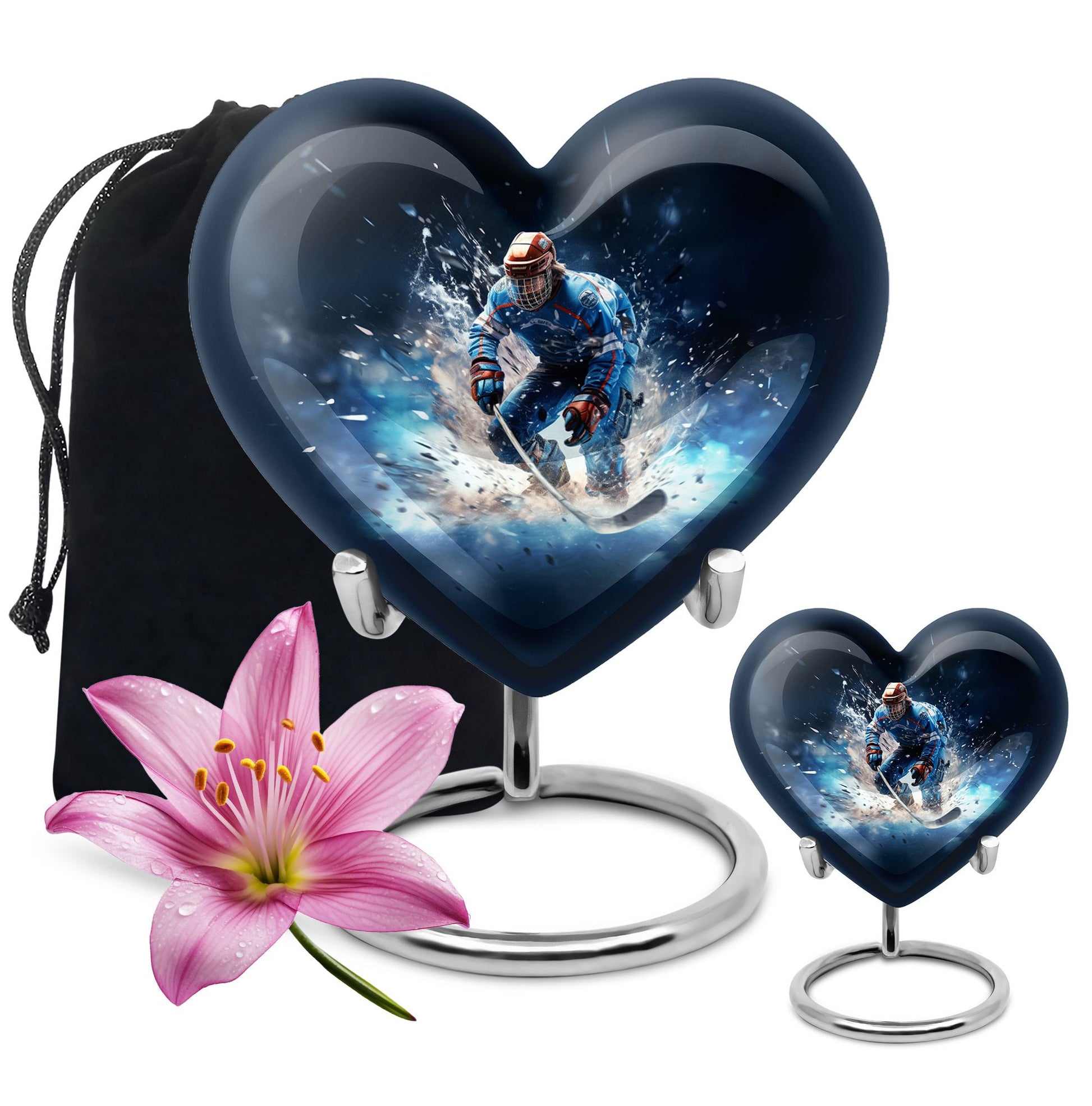 Heart Shaped  Large Urn With 1 Keepsake