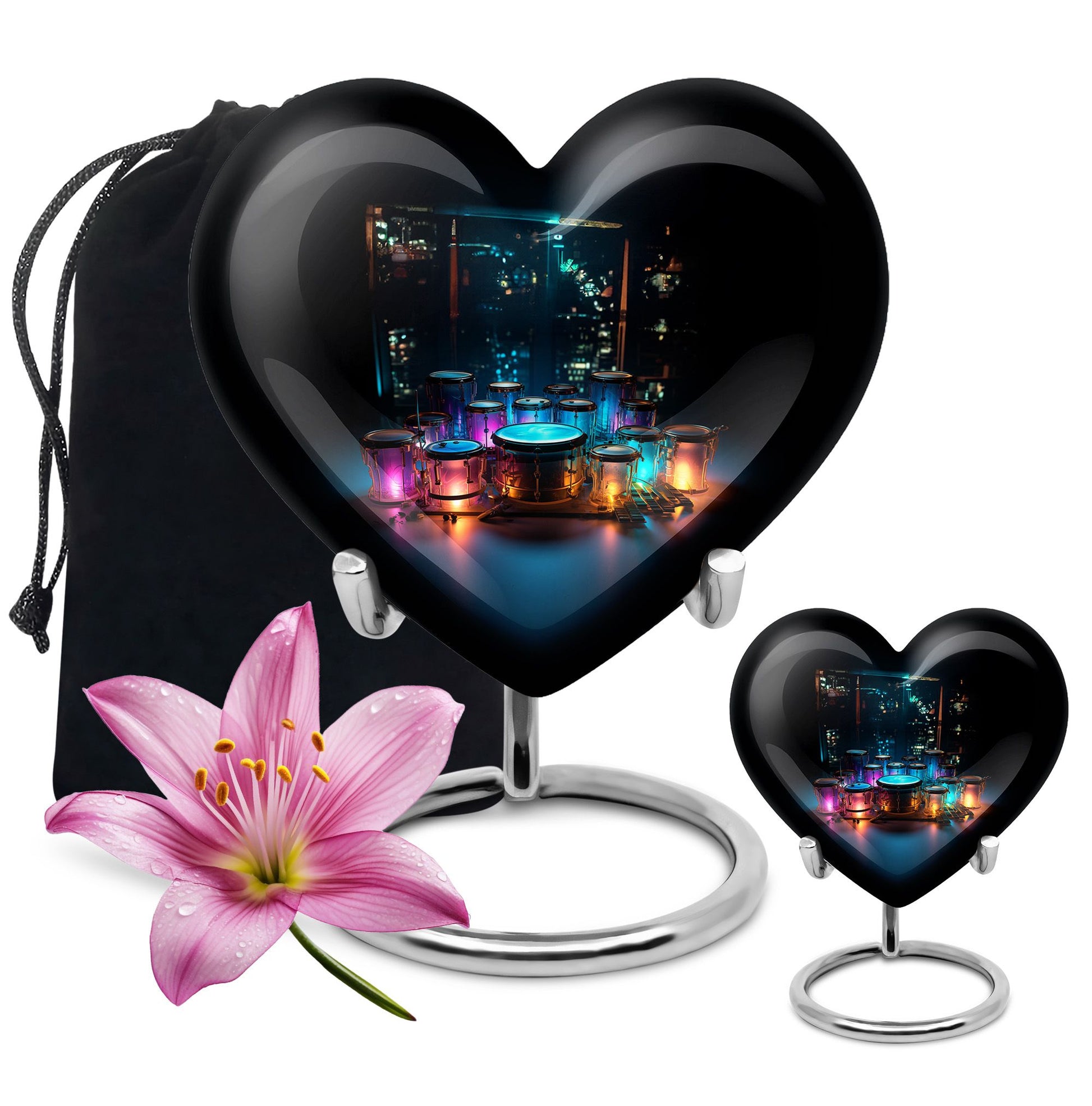 Heart Shaped  Large Urn With 1 Keepsake