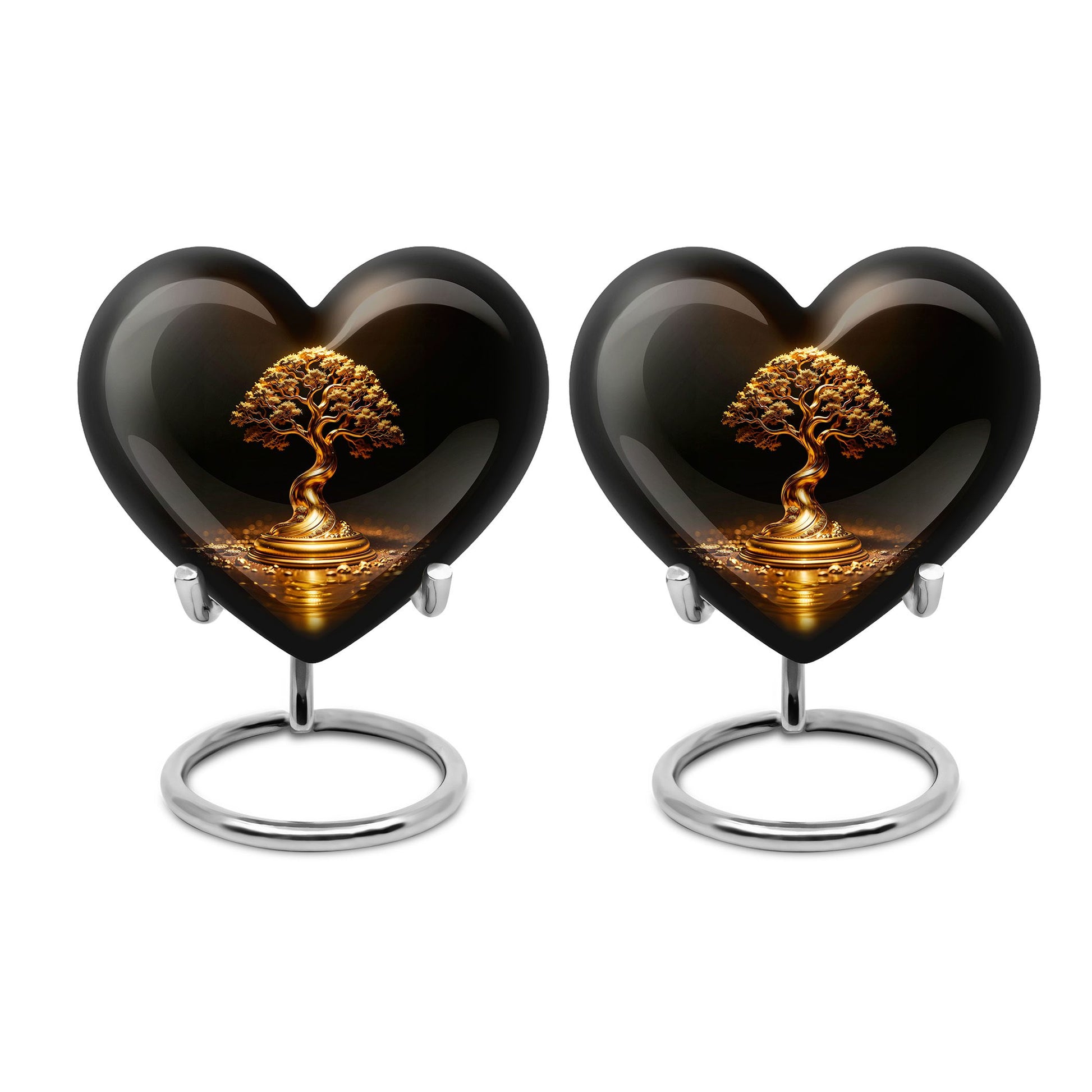 Heart Shaped  Keepsake Set of 2