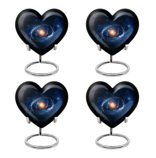 The Galactic Swirl. - Galaxy Urn Large Teardrop, Heart Urn For Ashes