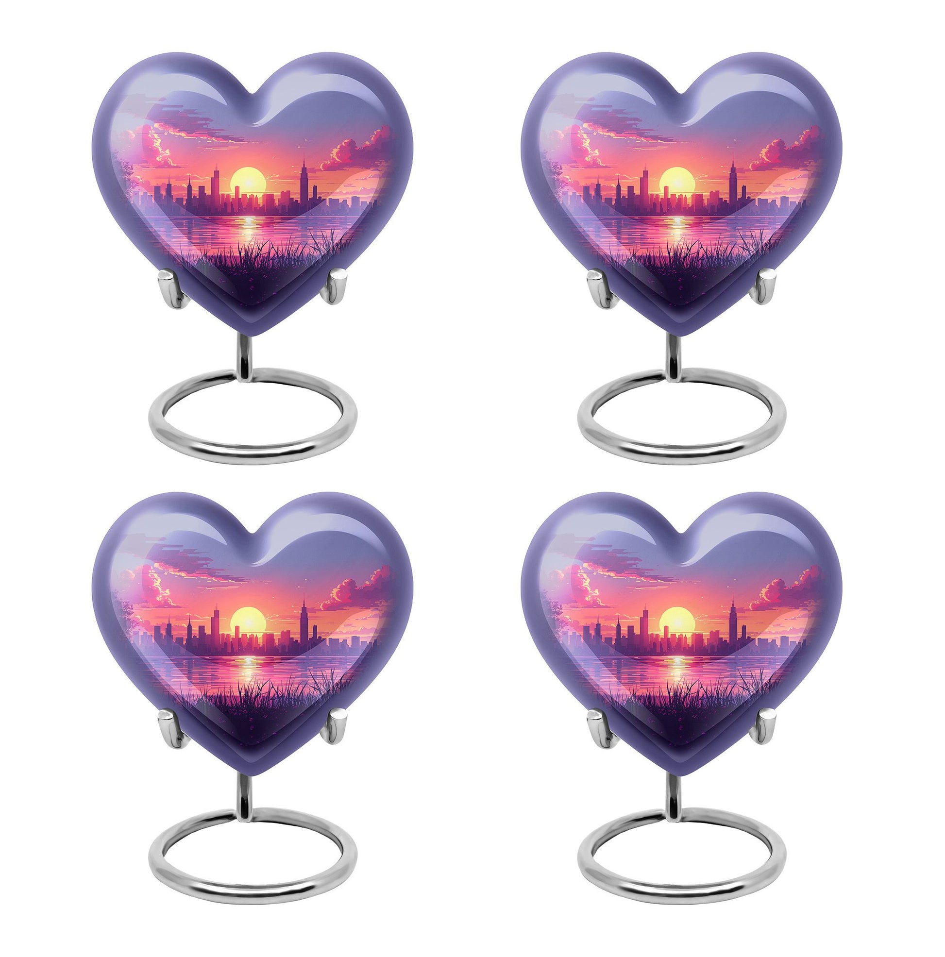 Urban Oasis - Car Urn Large Teardrop, Heart Urn For Ashes