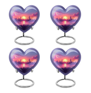 Urban Oasis - Car Urn Large Teardrop, Heart Urn For Ashes