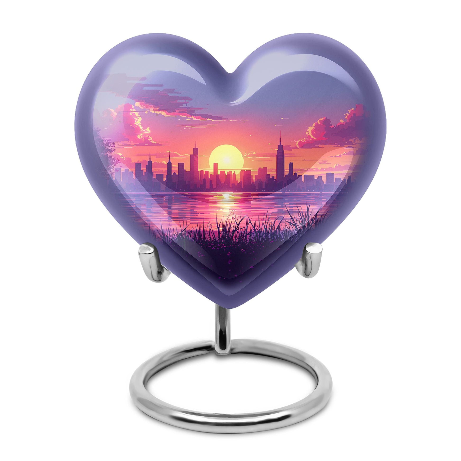 Urban Oasis - Car Urn Large Teardrop, Heart Urn For Ashes