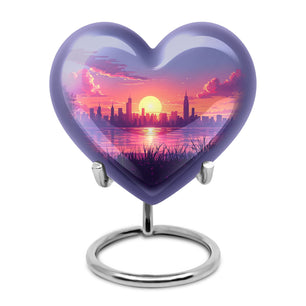 Urban Oasis - Car Urn Large Teardrop, Heart Urn For Ashes