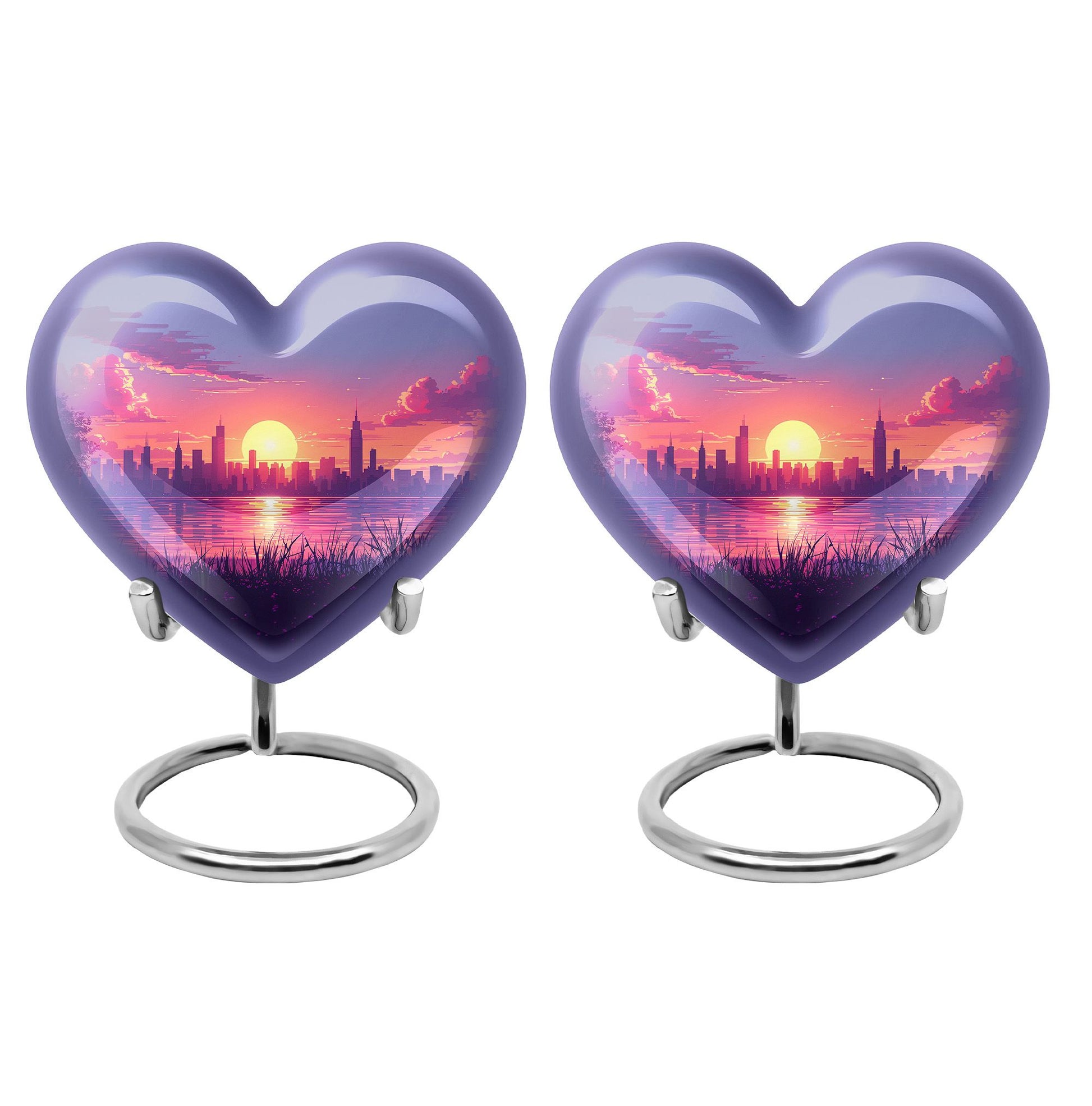 Urban Oasis - Car Urn Large Teardrop, Heart Urn For Ashes