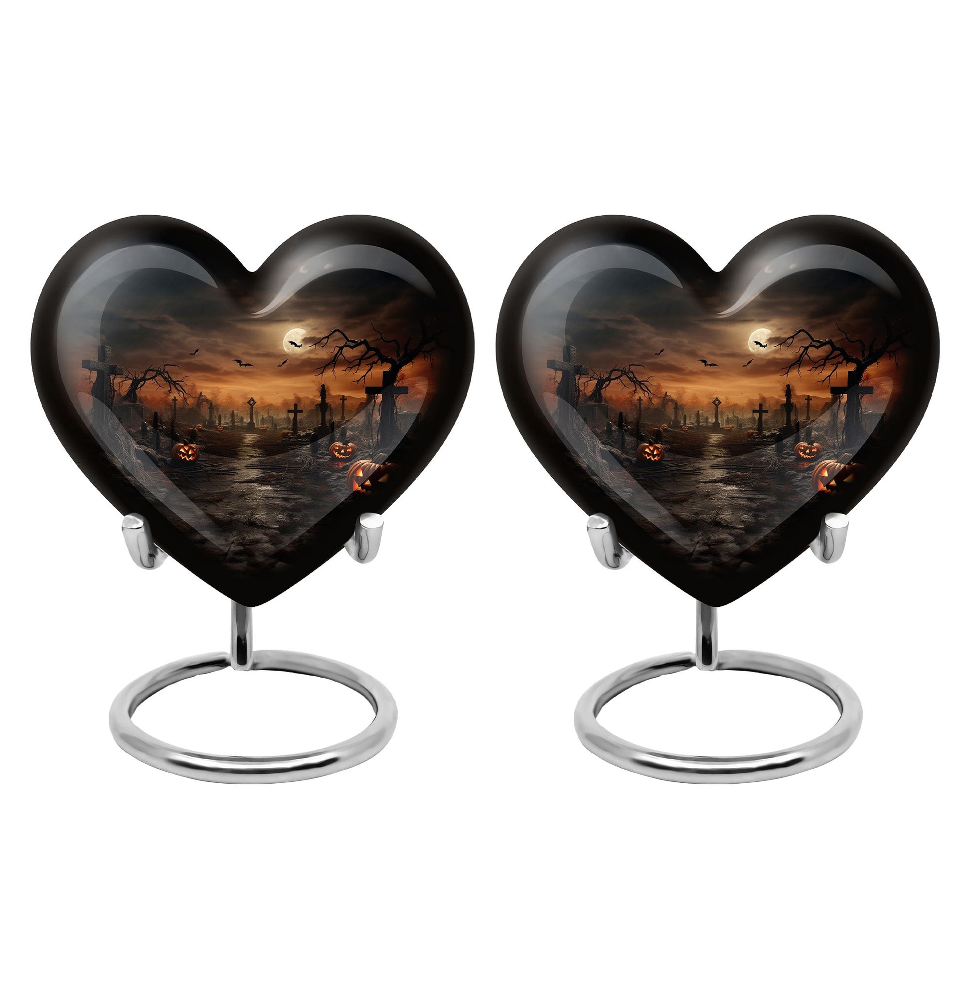 Heart Shaped  Keepsake Set of 2