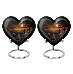 Heart Shaped  Keepsake Set of 2