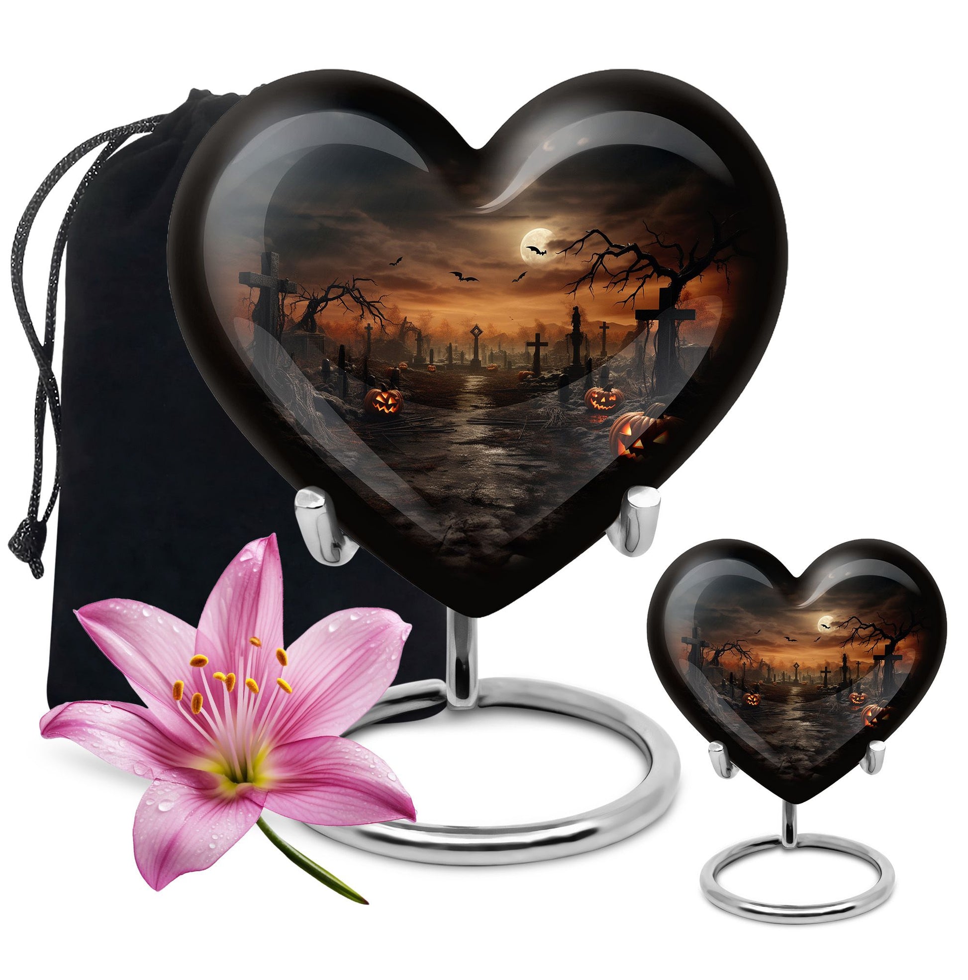 Heart Shaped  Large Urn With 1 Keepsake